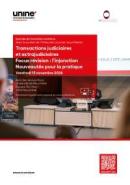 Transactions judiciaires et extrajudiciaires, focus révision : l'injonction, nouveautés pour la pratique