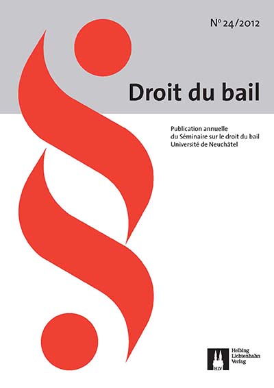 Revue droit du bail 24/2012