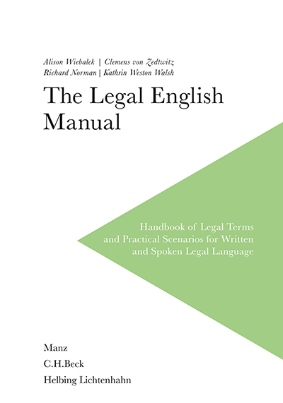 Perfectionnez votre anglais juridique avec The Legal English Manual